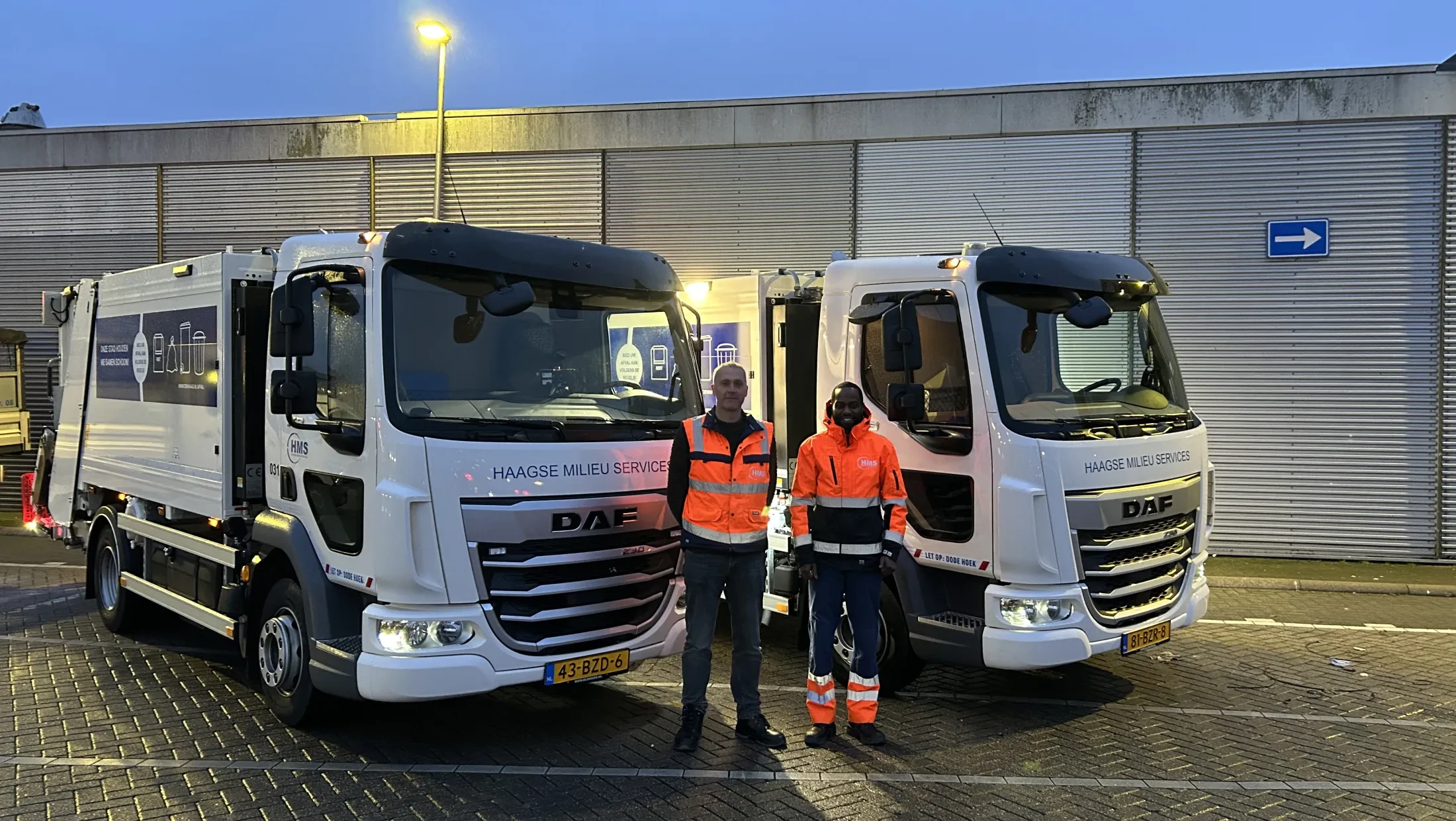 2x DAF XB 230 FA VDC 12T NGD - HMS