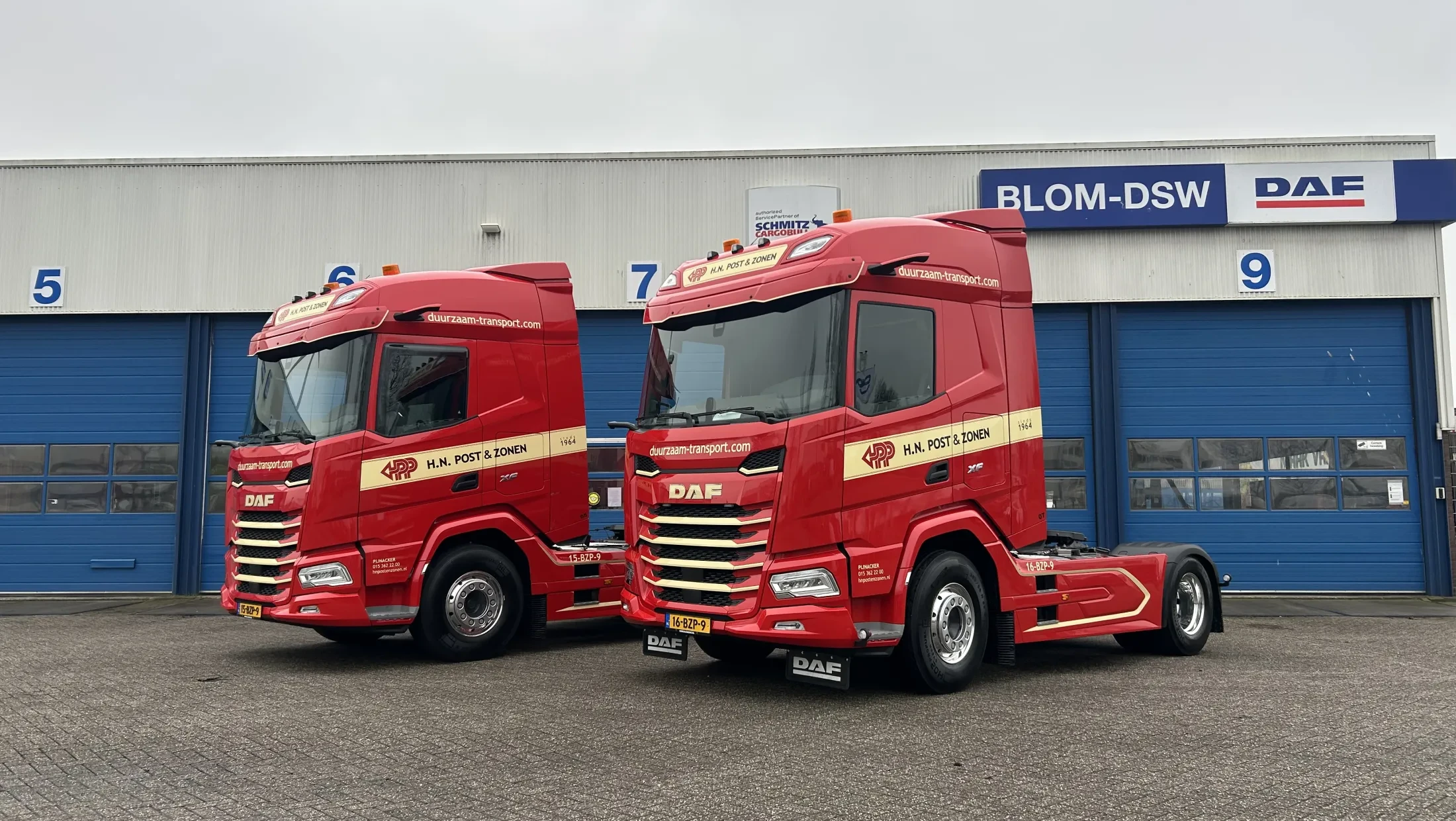 2x DAF XF 480 FT NGD - HN POST EN ZN BV