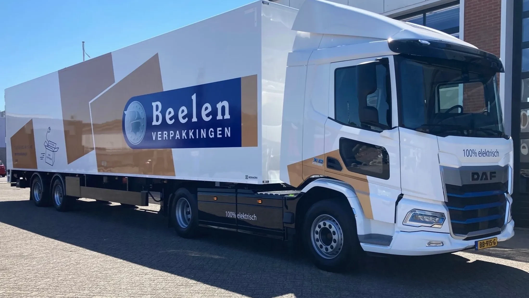 Beelen Verpakkingen DAF XD 270E FT Electric